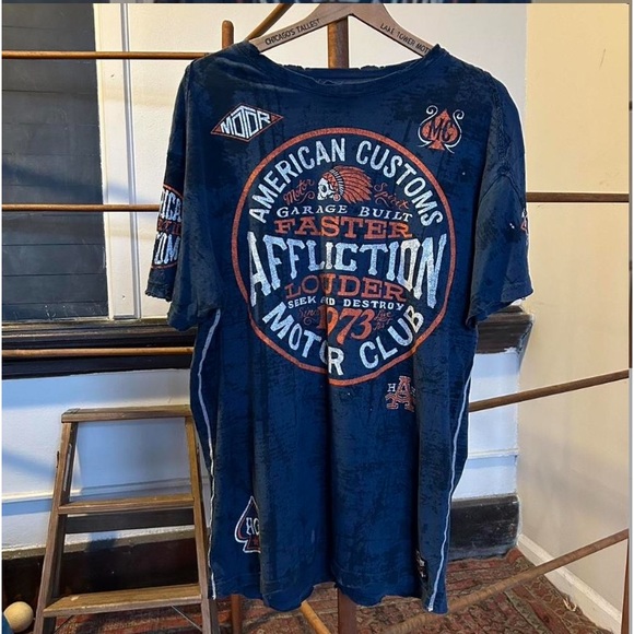 Affliction Motorcycle Club T-Shirt - Picture 1 of 7